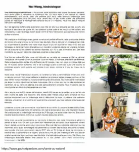 interview, wai wong, kinésiologie, kinésiologue, astm, école